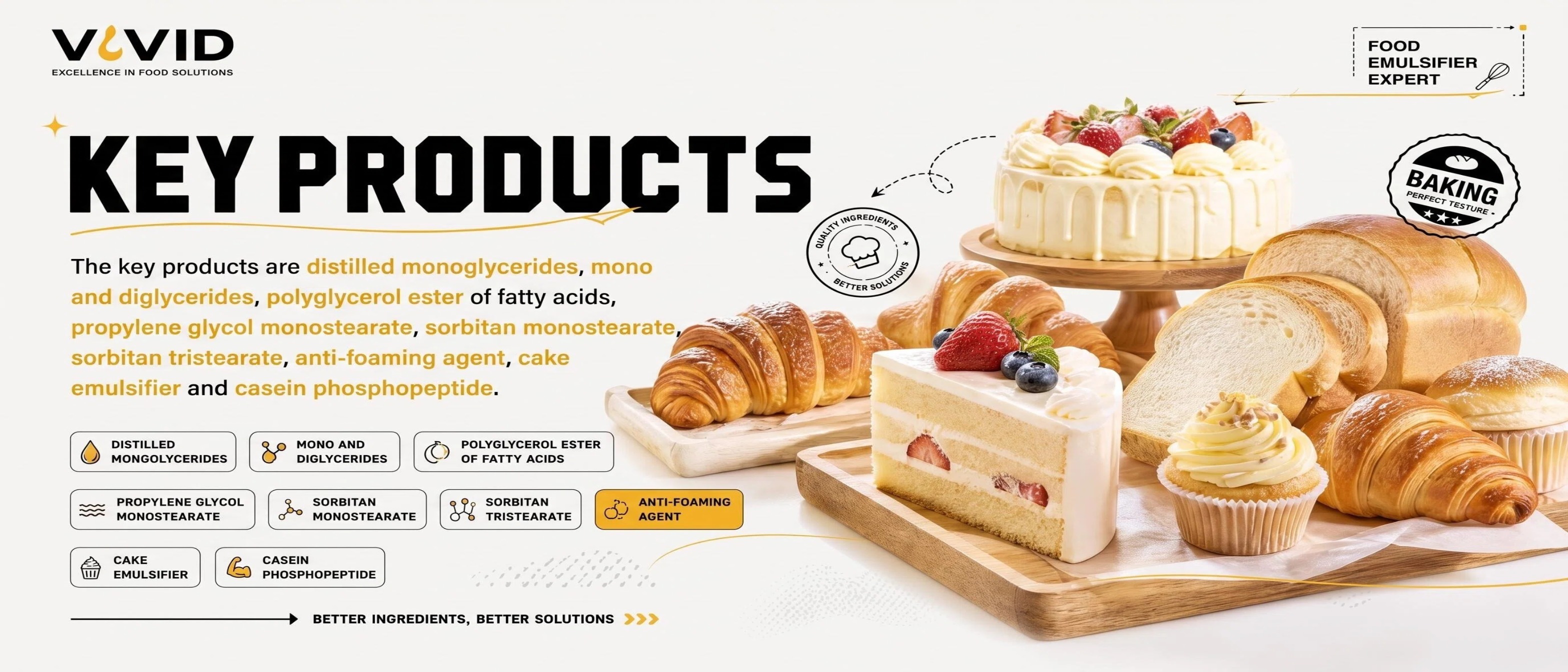Kalite Food Grade emülsiyonlaştırıcı fabrika